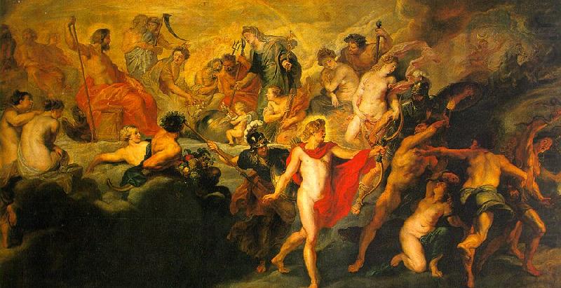 Peter Paul Rubens The Council of the Gods china oil painting image
